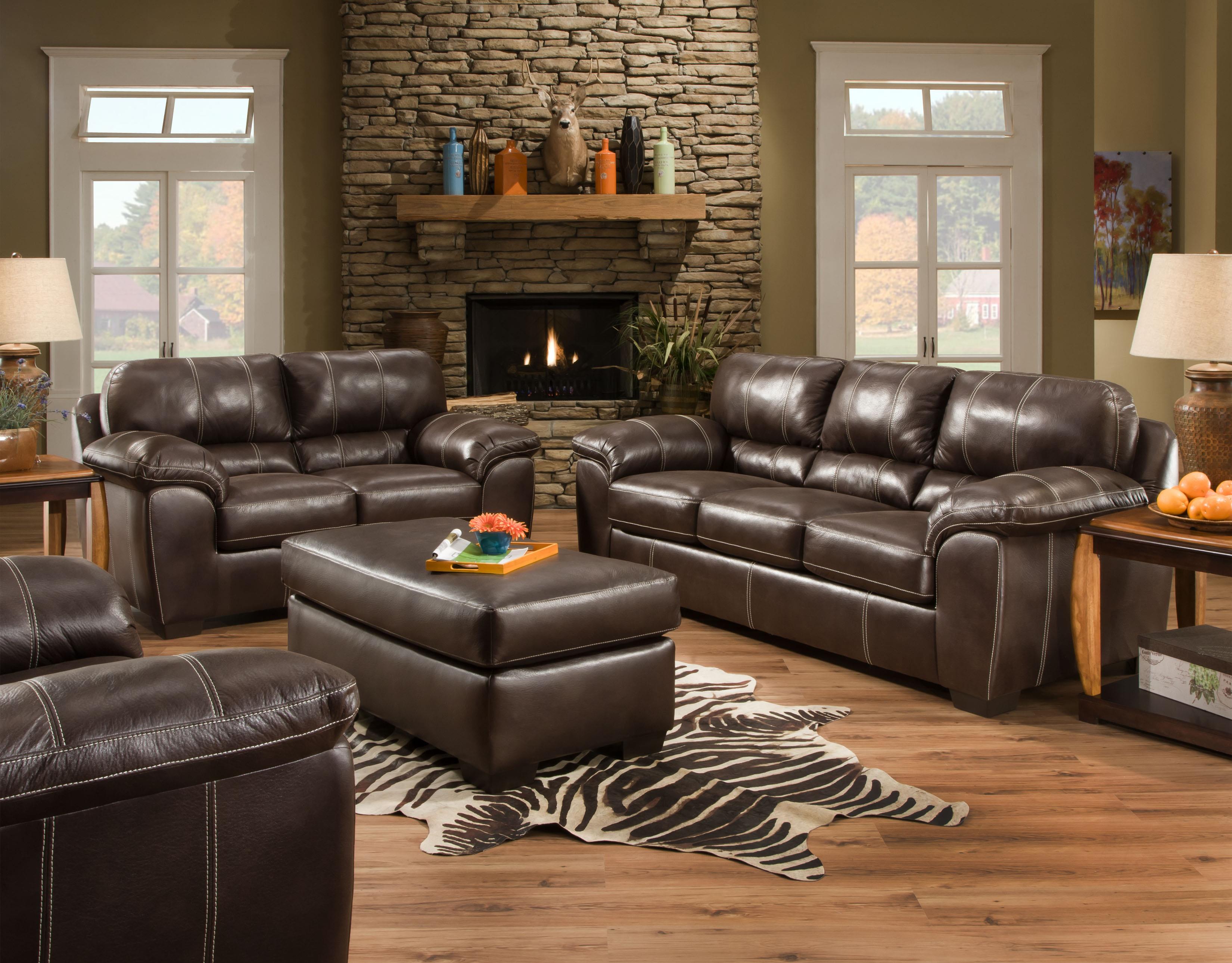 American Furniture 5450 Stationary Living Room Group Miskelly